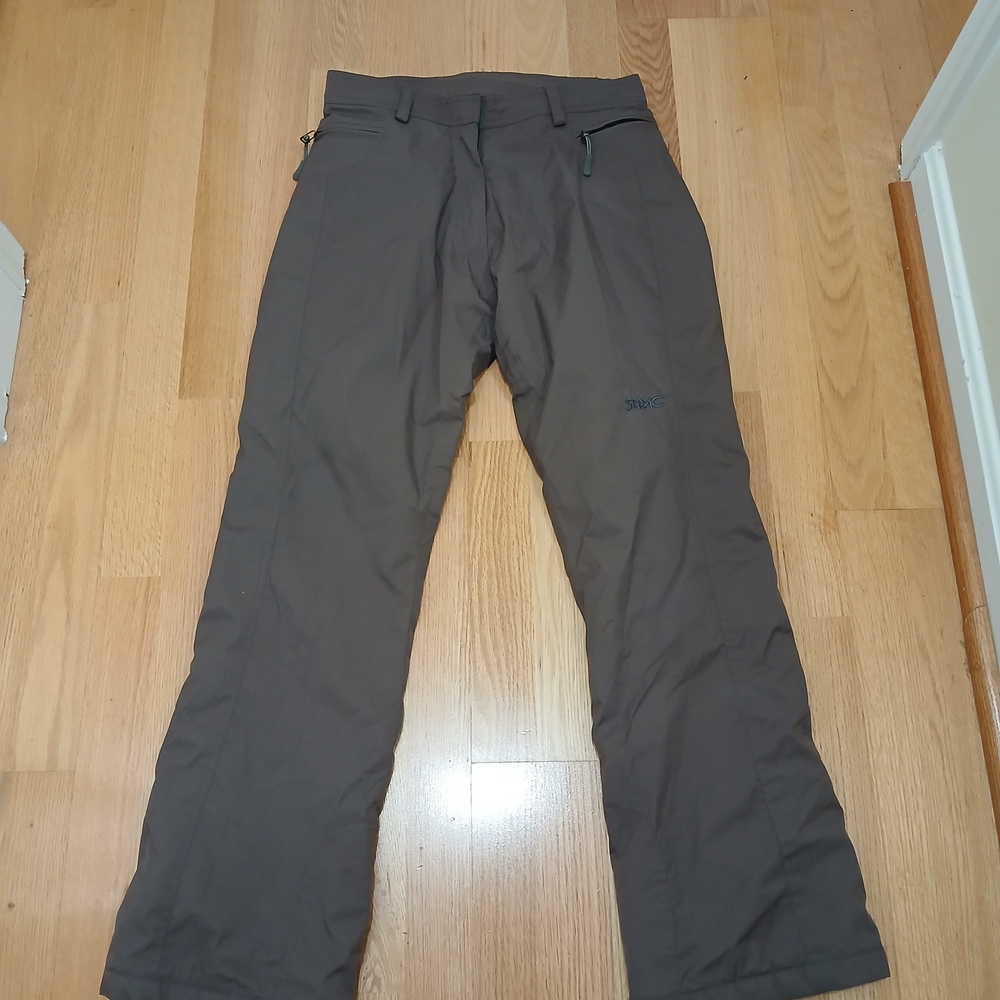 Serac Fleece Lined Nylon Waterproof Ski/Snowmobile Pants Size Med for Men